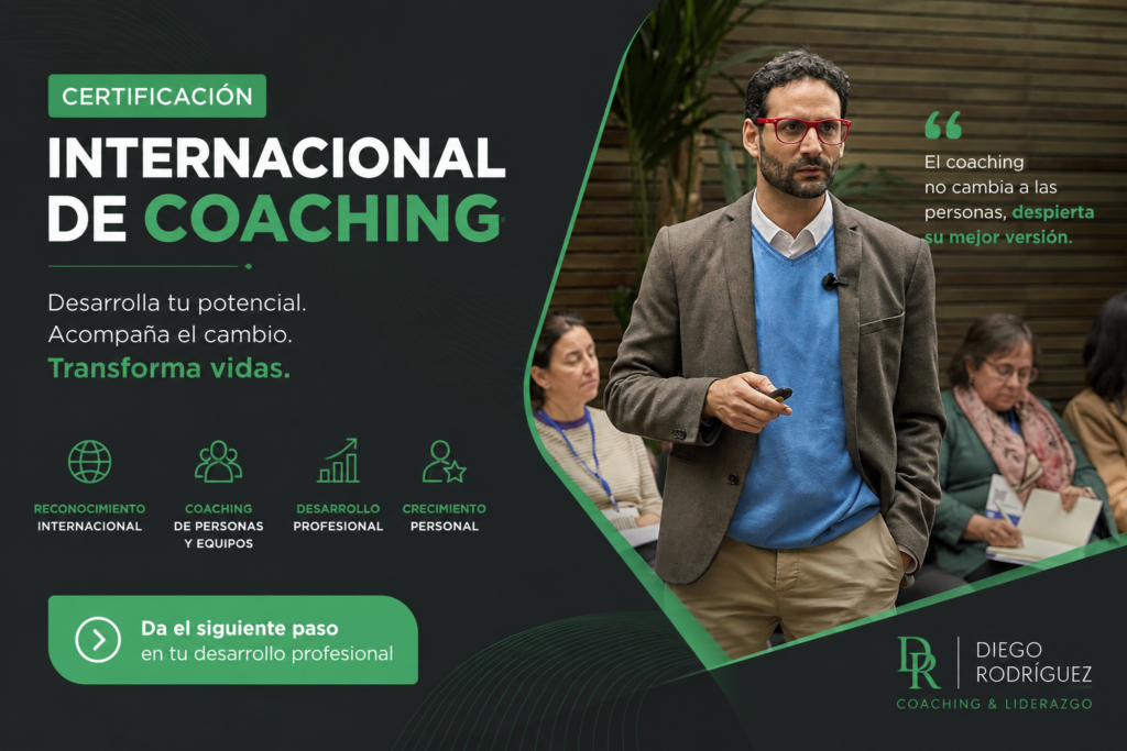 Certificación internacional de coaching con Diego Rodríguez en formación de coaching profesional